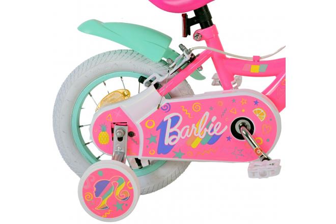 Barbie Children's bike - Girls - 12 inch - Pink - Two Hand Brakes