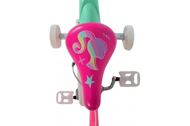 Barbie Children's bike - Girls - 12 inch - Pink - Two Hand Brakes