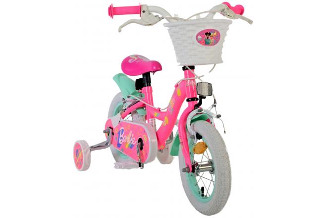 Barbie Children's bike - Girls - 12 inch - Pink - Two Hand Brakes