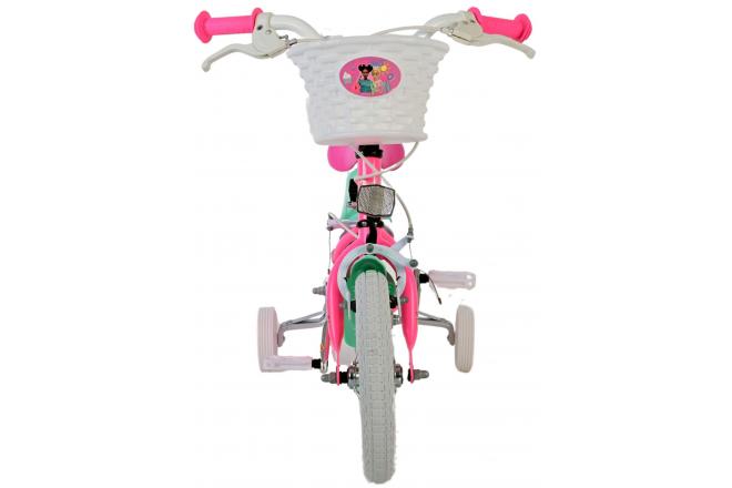 Barbie Children's bike - Girls - 12 inch - Pink - Two Hand Brakes