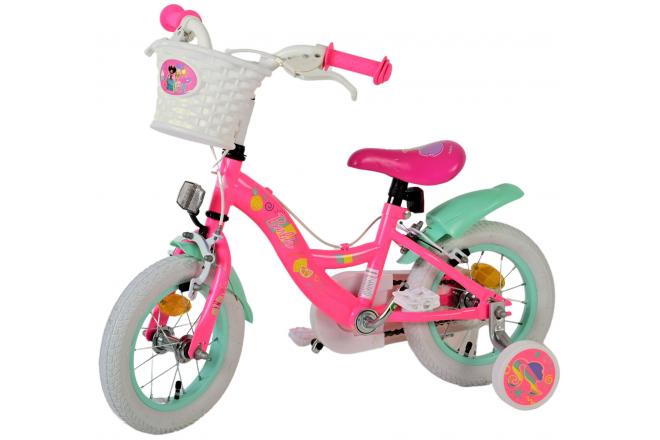 Barbie Children's bike - Girls - 12 inch - Pink - Two Hand Brakes