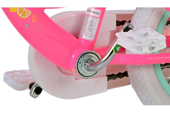 Barbie Children's bike - Girls - 12 inch - Pink - Two Hand Brakes