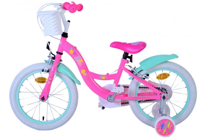 Barbie Children's bike - Girls - 16 inch - Pink - Two hand brakes