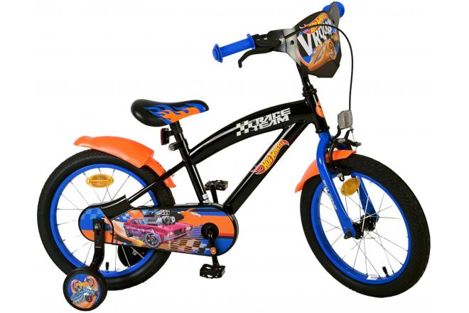 Hot Wheels Kids' bike - Boys - 16 inch - Black Orange Blue