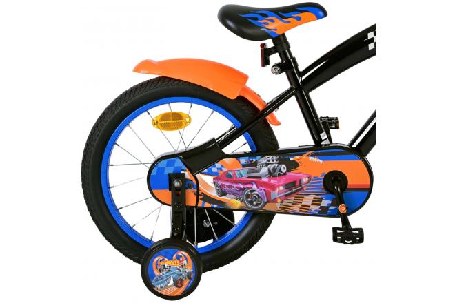 Hot Wheels Kids' bike - Boys - 16 inch - Black Orange Blue