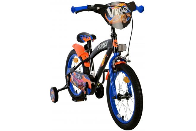 Hot Wheels Kids' bike - Boys - 16 inch - Black Orange Blue