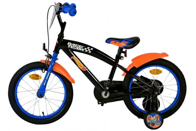 Hot Wheels Kids' bike - Boys - 16 inch - Black Orange Blue