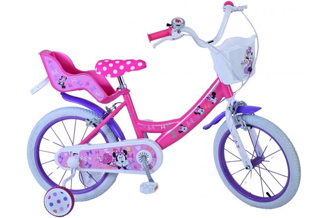 Minnie Cutest Ever! Children's bike - Girls - 16 inch - Pink - Two hand brakes