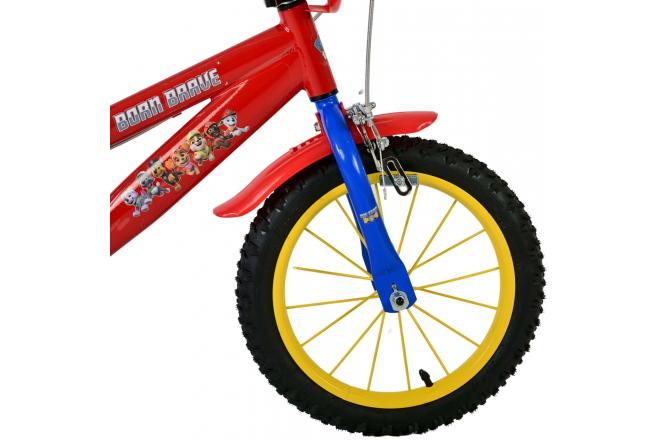 Paw Patrol Children's bike - Boys - 14 inch - Red - Two hand brakes