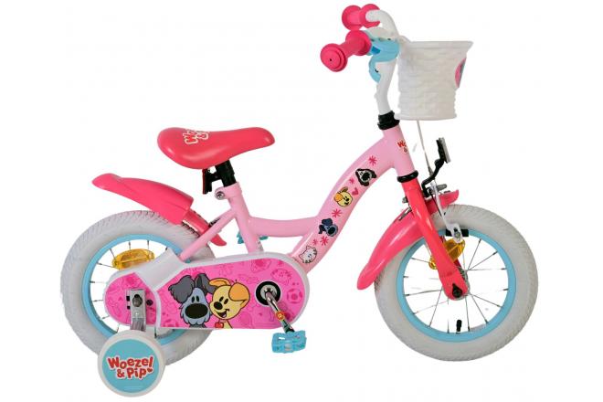 Woezel & Pip children's bike - Girls - 12 inch - Pink