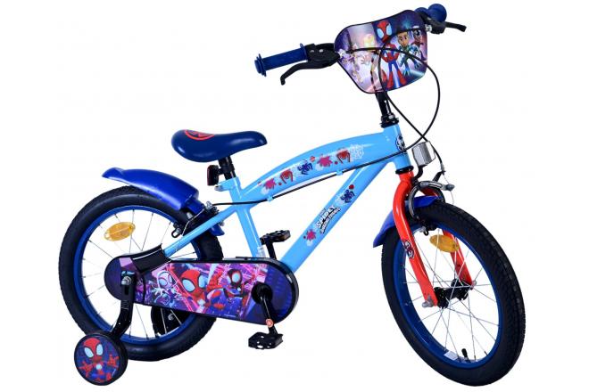 Spidey Kids bike - Boys - 16 inch - Blue - Two hand brakes