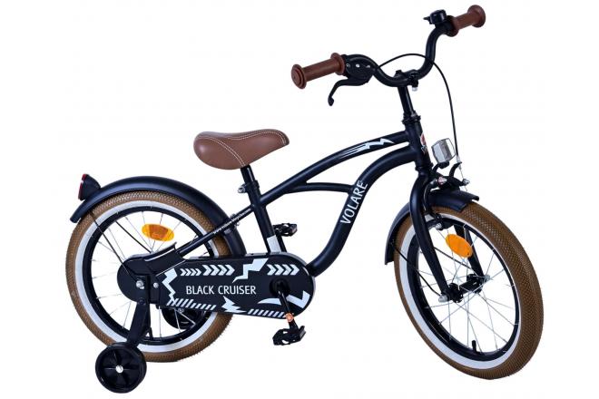 Volare Black Cruiser Children's Bicycle - Boys - 16 inch - Black