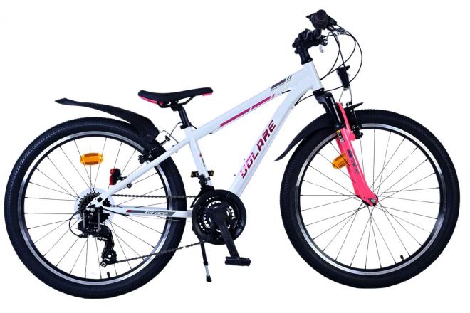 Volare XC Race Children's bike - 24 inch - 21 speed - White Pink