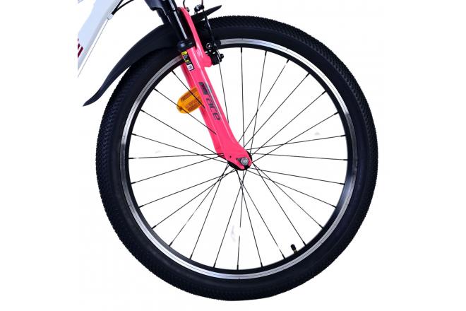 Volare XC Race Children's bike - 24 inch - 21 speed - White Pink