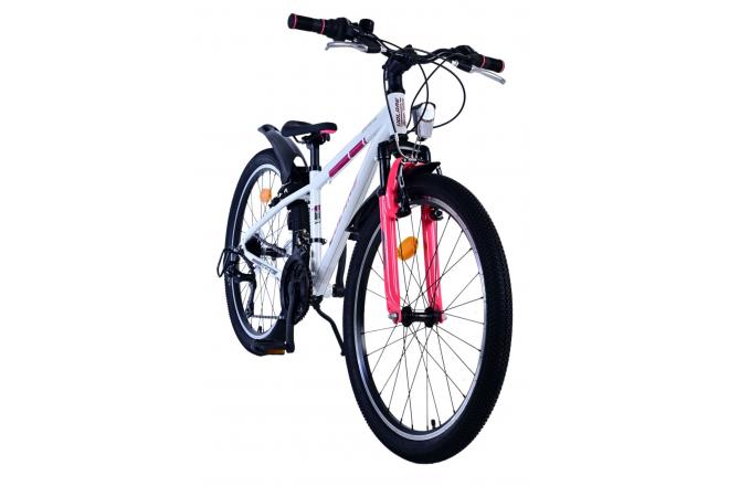 Volare XC Race Children's bike - 24 inch - 21 speed - White Pink