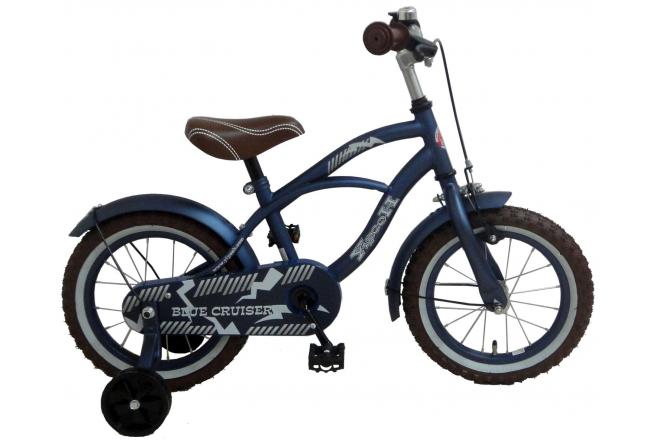 Volare Blue Cruiser Children's Bicycle - Boys - 14 inch - Blue - 95% assembled