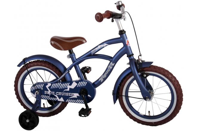 Volare Blue Cruiser Children's Bicycle - Boys - 14 inch - Blue - 95% assembled