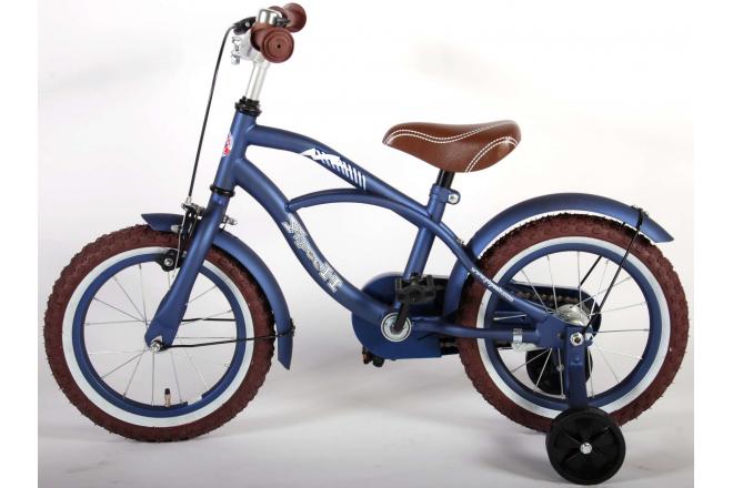 Volare Blue Cruiser Children's Bicycle - Boys - 14 inch - Blue - 95% assembled