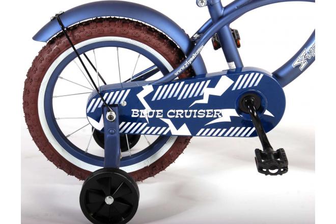 Volare Blue Cruiser Children's Bicycle - Boys - 14 inch - Blue - 95% assembled