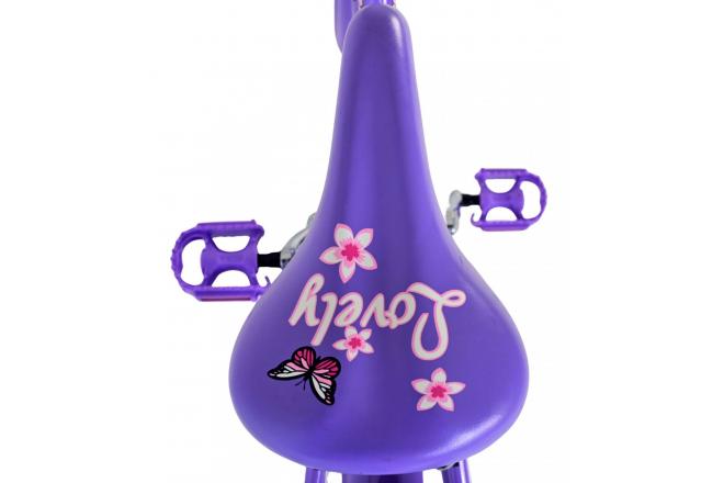 Volare Lovely children's bike - Girls - 24 inch - Purple - 7 Gears