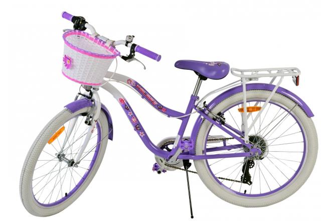 Volare Lovely children's bike - Girls - 24 inch - Purple - 7 Gears