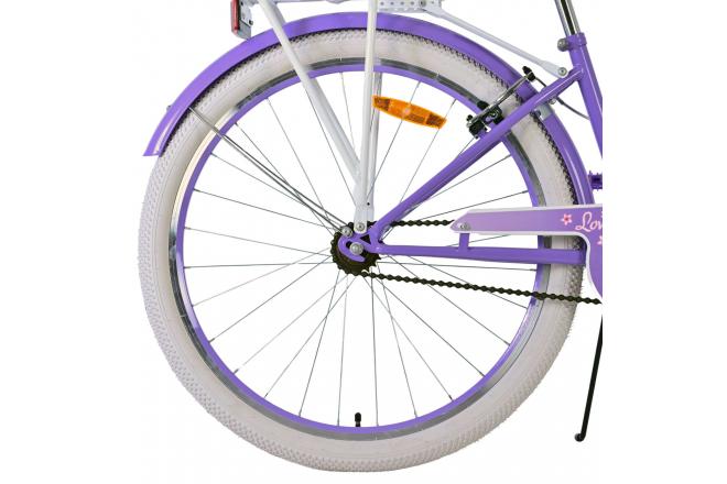 Volare Lovely Children's bike - Girls - 26 inch - Purple - Two hand brakes