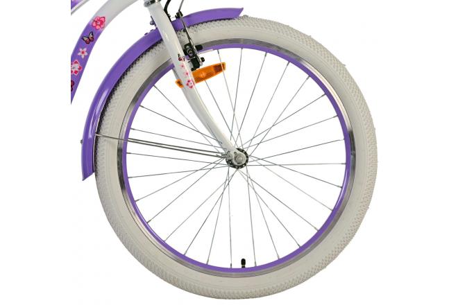 Volare Lovely Children's bike - Girls - 24 inch - Purple - Two hand brakes