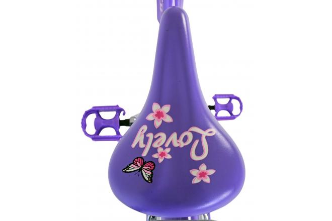 Volare Lovely Children's bike - Girls - 26 inch - Purple - Two hand brakes
