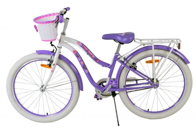 Volare Lovely Children's bike - Girls - 24 inch - Purple - Two hand brakes