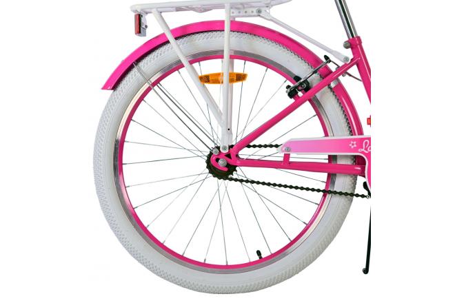 Volare Lovely Children's bike - Girls - 24 inch - Pink- Two hand brakes