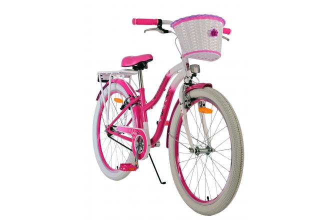 Volare Lovely Children's bike - Girls - 24 inch - Pink- Two hand brakes