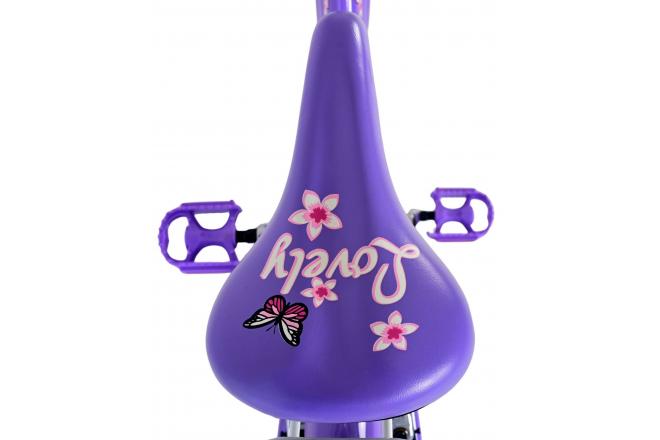 Volare Lovely Children's bike - Girls - 26 inches - Purple - 7 speed
