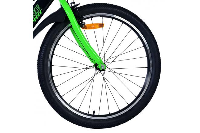 Volare Sportivo Kids bike - Boys - 24 inch - Black Green - Two hand brakes