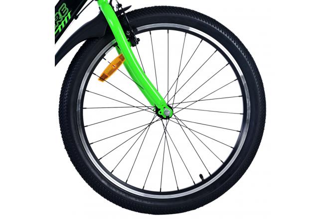 Volare Sportivo Kids bike - Boys - 24 inch - 7 Speed - Black Green