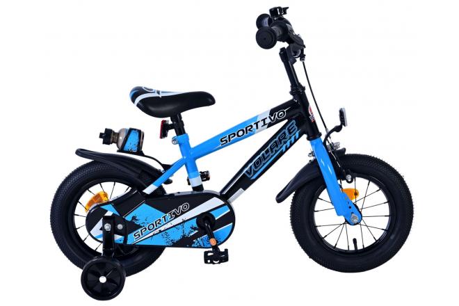 Volare Sportivo Kids bike - Boys - 12 inch - Blue Black