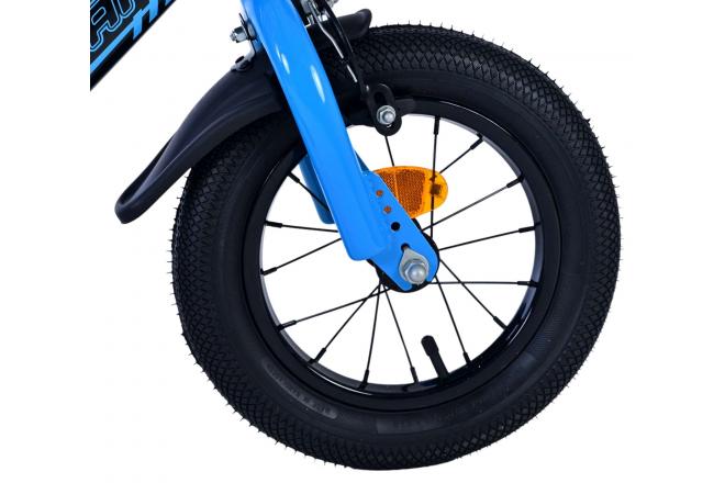 Volare Sportivo Kinderfiets - Boys - 12 inch - Blue Black - Two Hand Brakes