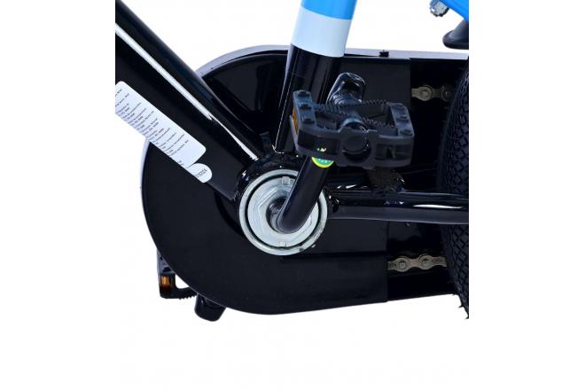 Volare Sportivo Kinderfiets - Boys - 12 inch - Blue Black - Two Hand Brakes