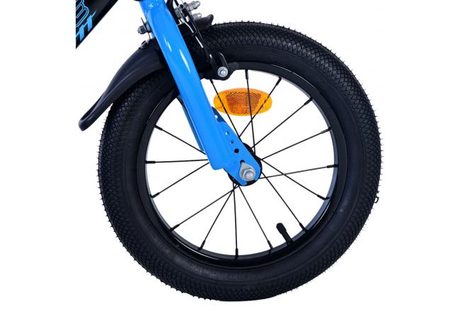 Volare Sportivo Kinderfiets - Boys - 14 inch - Blue Black - Two Hand Brakes