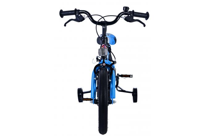 Volare Sportivo Kinderfiets - Boys - 14 inch - Blue Black - Two Hand Brakes