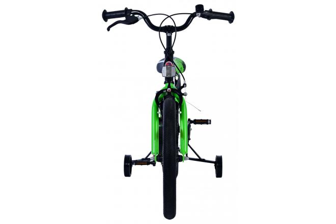 Volare Sportivo Kinderfiets - Boys - 18 inch - Green Black - Two Hand Brakes