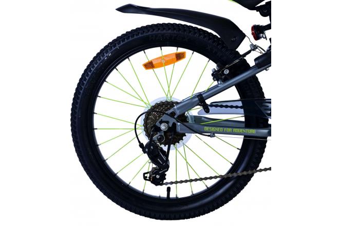 Volare Rocky Children's bike - 20 inch - 7 speed - Green/Grey