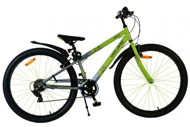 Volare Rocky children's bicycle - 26 inch - Green - 7 gears- Two hand brakes