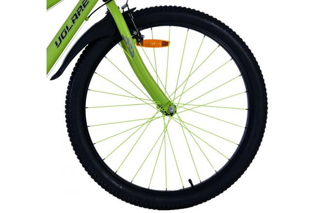 Volare Rocky children's bicycle - 26 inch - Green - 7 gears- Two hand brakes