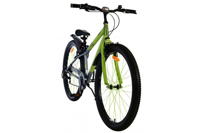 Volare Rocky children's bicycle - 26 inch - Green - 7 gears- Two hand brakes