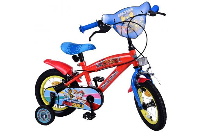 Paw Patrol Children's Bicycle - Boys - 12 inch - Blue - Two handbrakes
