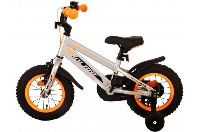 Volare Rocky Children's Bicycle - Boys - 12 inch - Grey