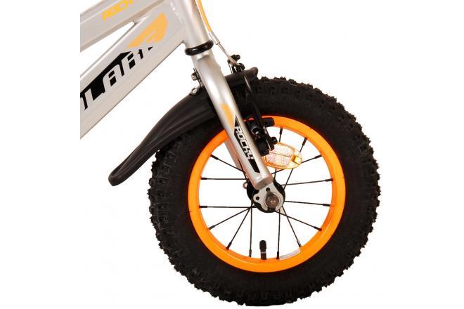 Volare Rocky Children's Bicycle - Boys - 12 inch - Grey