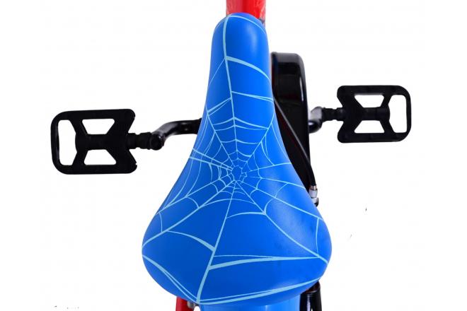 Ultimate Spider-Man Kids bike - Boys - 12 inch - Blue/Red - Two hand brakes