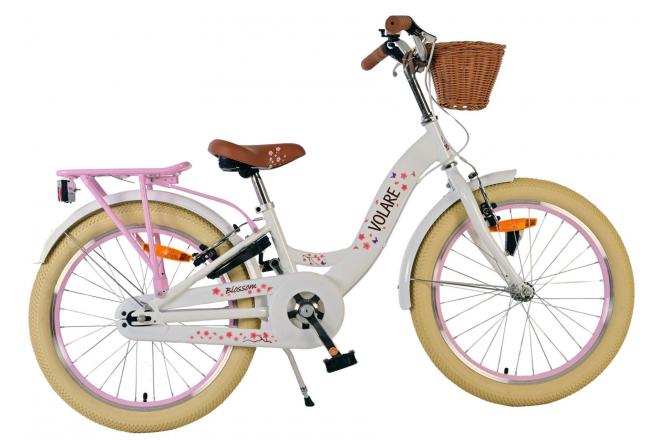Volare Blossom Children's bike - Girls - 20 inch - White - Two hand brakes
