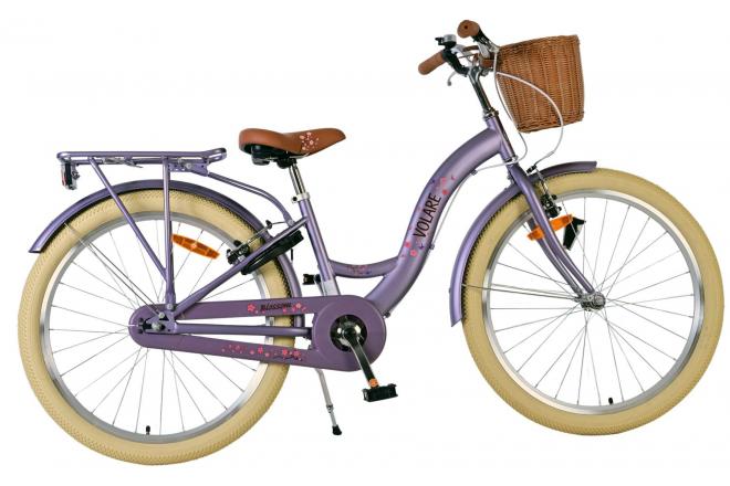Volare Blossom Children's bike - Girls - 24 inch - Purple - Two hand brakes